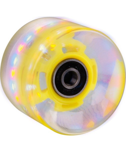 Helendav Penny Boardi ratas 60 x 45 mm ABEC 7 laagritega - Kollane