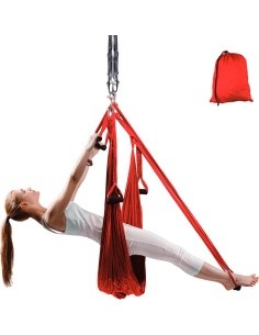 Antigravity Aero Yoga Hammock inSPORTline Hemmok - Red