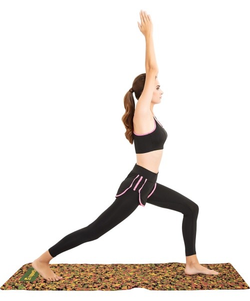 Exercise Mat inSPORTline Camu 173x61x0.4cm - Grey Camouflage