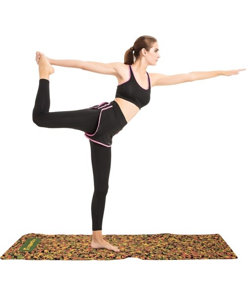 Exercise Mat inSPORTline Camu 173x61x0.4cm - Grey Camouflage