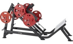 Hack Press Machine Steelflex Plateload Line PLHP - Black/Red