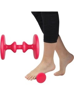 Jalamassaaator inSPORTline Emms 8 x 11 cm - Red