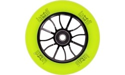 Tõukeratta rattad LMT S, 110 mm, ABEC 9 laagritega - Black / green