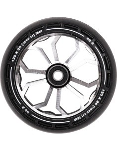 Tõukeratta rattad LMT XL, 120mm, ABEC-9 laagritega - Must