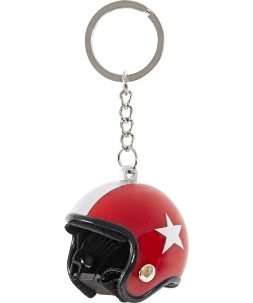 Helmet-Shaped Keychain W-TEC Clauer - Red