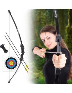 Vibulaskmise komplekt inSPORTline Hizza 15 lbs - Must