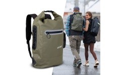 Waterproof Motorcycle Backpack W-TEC Uphills - Khaki