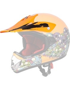 Replacement Peak for V310 Helmet W-TEC  - Zombie Neon Orange