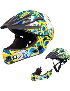 Downhill Helmet W-TEC Delgada - Freestyle Blue