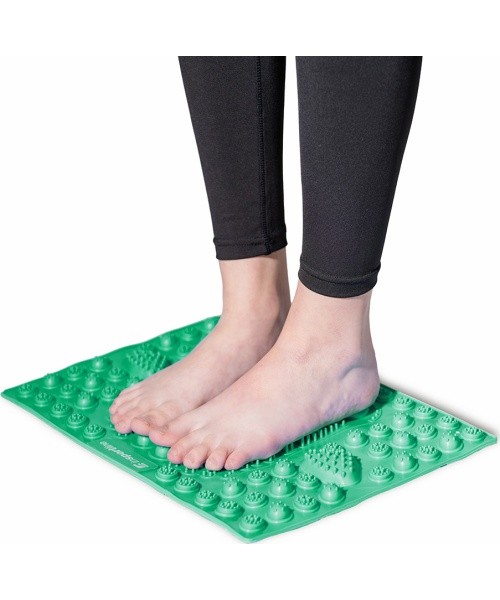 Foot Massage Mat inSPORTline Tilsipur 39 x 29 cm - Green