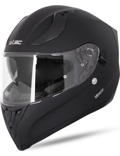 Terviklik mootorratturi kiiver W-TEC Vesco - Must matt-Reflex