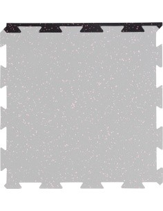 Edge Piece for Heavy Duty Floor Mat inSPORTline Puzeko 50 x 50 x 0.5 cm - Black - variant B