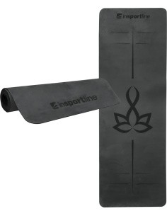 Joogamatt inSPORTline Padvana 183 x 61 x 0,4 cm - Must