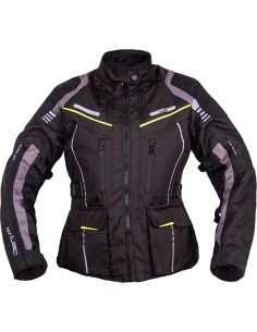 Women’s Touring Motorcycle Jacket W-TEC Smackton Lady - Black / Green
