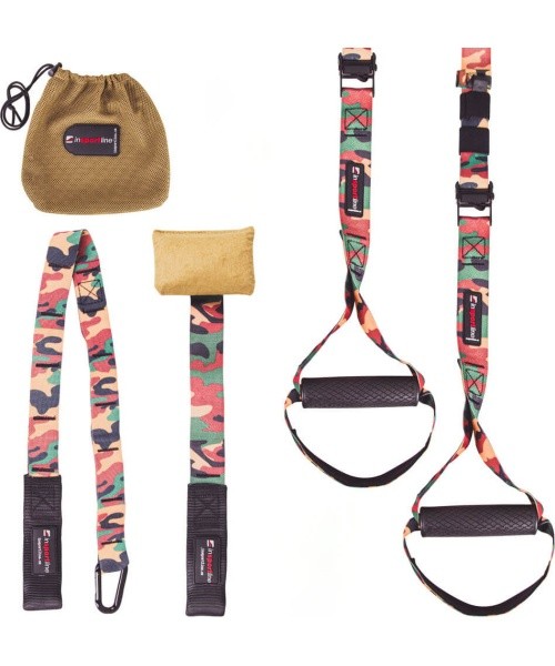 inSPORTline Functional Belt Trainer (up to 150kg) - Army Green