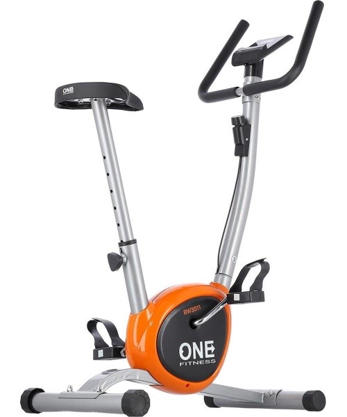 Exercise Bike One Fitness RW3011, Silver-Orange