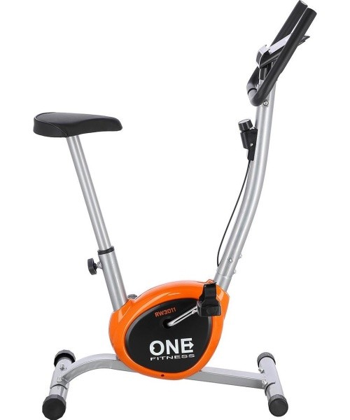 Exercise Bike One Fitness RW3011, Silver-Orange