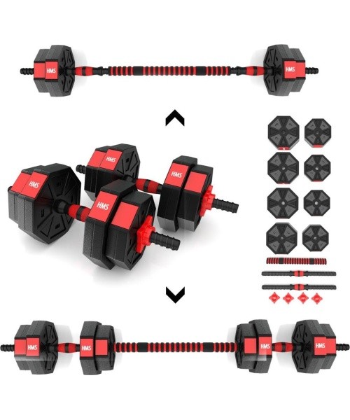 SGC20  BARBELL AND DUMBBELLS COMPOSITE HMS - 15 kg