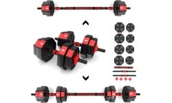 SGC20  BARBELL AND DUMBBELLS COMPOSITE HMS - 15 kg