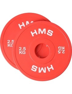 CBRS05  OLYMPIC BUMPER PLATE HMS - 2 x 2,5 kg