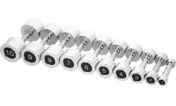 CHD CHROMED DUMBBELL HMS - 2 x 4 kg