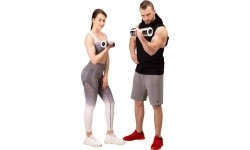 CHD CHROMED DUMBBELL HMS - 2 x 4 kg