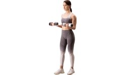 CHD CHROMED DUMBBELL HMS - 2 x 8 kg