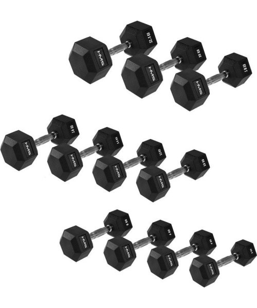HEX PRO DUMBBELL HMS -  8 kg