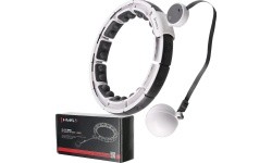 HHM16 HULA HOOP WHITE MAGNETIC WITH WEIGHT + COUNTER HMS