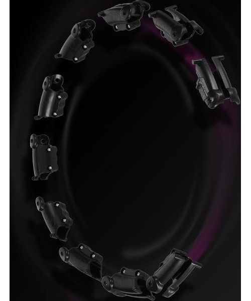 HHW11 PLUS SIZE HULA HOOP BLACK WITH WEIGHT HMS