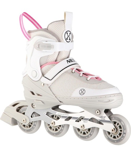 2in1 rulluisud / hokiuisud NH18188 - Grey-Pink