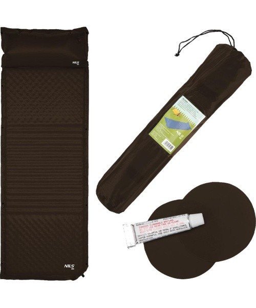 NC4001 BLACK SELF-INFLATING MAT NILS CAMP