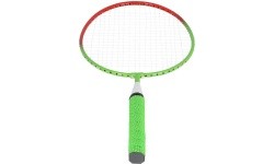 NRZ051 STEEL / BADMINTON SET 2 ROCKETS + SHUTTLECOCKS + BALLS JUNIOR NILS