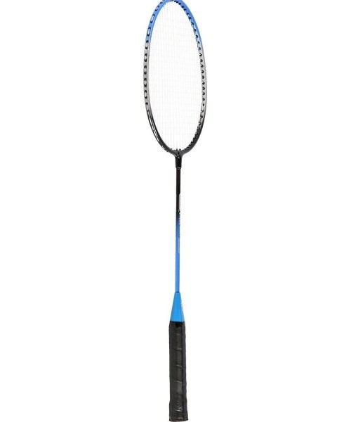 NRZ012 STEEL / BADMINTON SET 2 ROCKETS + 3 SHUTTLECOCKS + MESH + COVER NILS