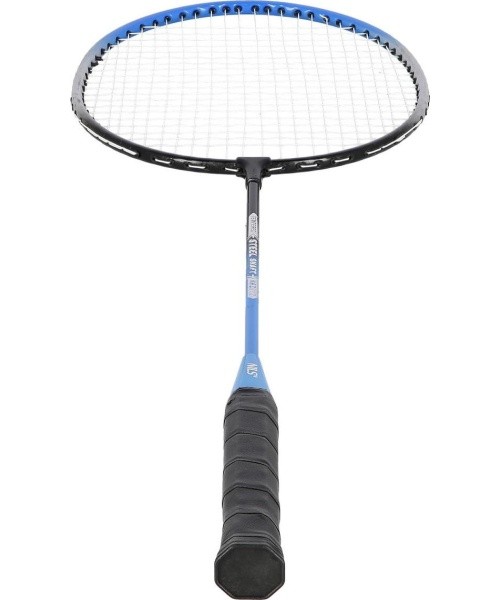 NRZ012 STEEL / BADMINTON SET 2 ROCKETS + 3 SHUTTLECOCKS + MESH + COVER NILS