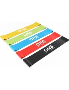 Treeningkummide komplekt PBF Exercise Band Set 05 Slim One Fitness