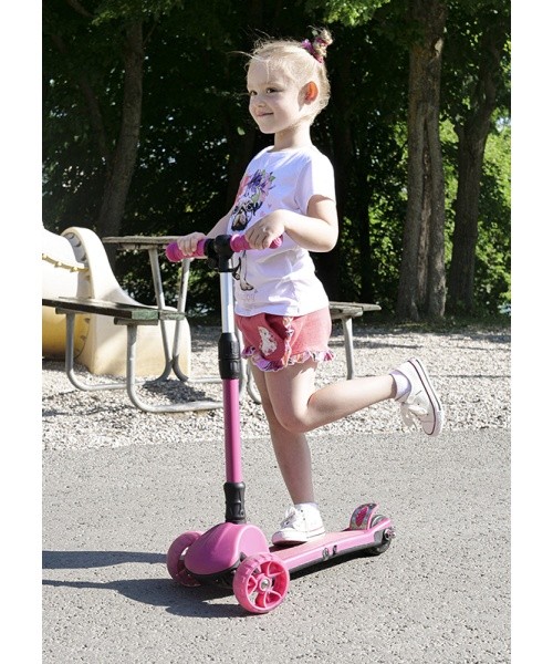 Beaster Kids BS02KSP Children's Electric Scooter, Pink, for Kids 6+