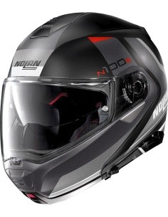 Mootorrattakiiver Nolan N100-5 Hilltop N-Com P/J - Slate Grey
