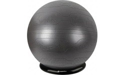 Exercise Ball inSPORTline Stretch Ball 65 cm w/ BallBase - Black