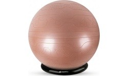 Exercise Ball inSPORTline Stretch Ball 75 cm w/ BallBase - Mocha mousse