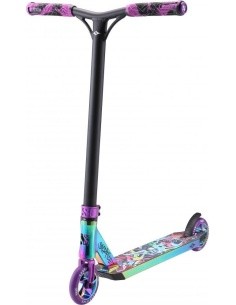 Sacrifice Flyte 100 Neochrome Purple Grafitti Stunt Scooter