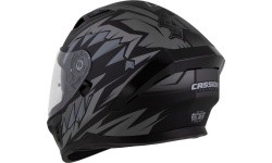 Motorcycle Helmet Cassida Orbit StriX Matte Black/Gray