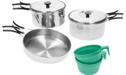 COOK SET STAINLESS STEEL 2 PERSONS