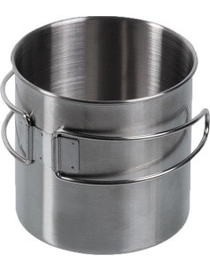 STAINLESS STEEL MUG 800ML (WIRE HANDLE)