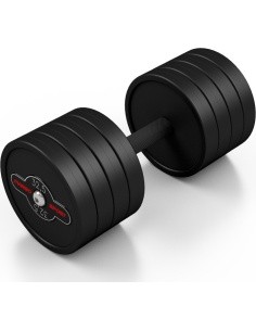 Kummiga kaetud hantel Marbo 32,5 kg must