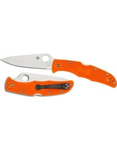 Kokkupandav nuga Spyderco C10FPOR Endura 4, Flat Ground, oranž