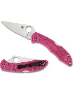 Folding Knife Spyderco C11FPPNS30V Delica Pink Heels