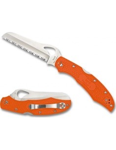 Kokkupandav nuga Spyderco BY17SOR2 Cara Cara 2 Rescue, oranž