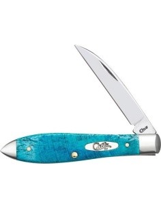 Folding Knife Case SS Tear Drop, Blue
