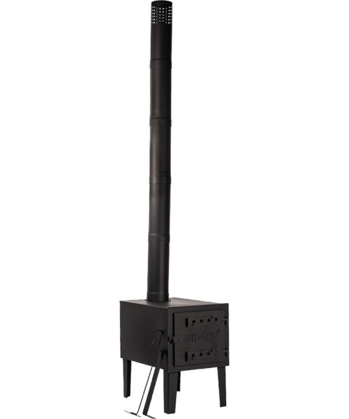 Mil-Tec täielik telgiahju komplekt, 31,7 kg, malmist